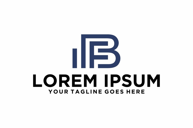 Letter FB finance management logo