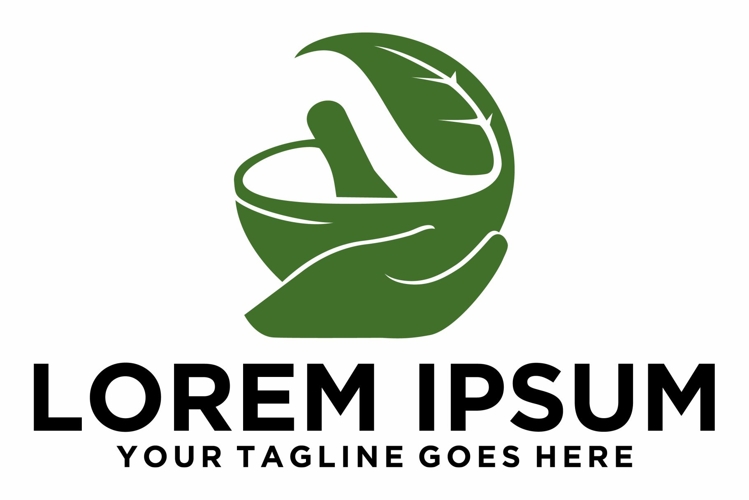 Traditional health medicine logo concept
