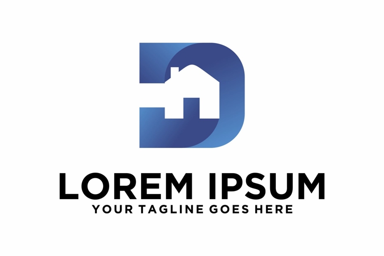 Real estate Letter D logo