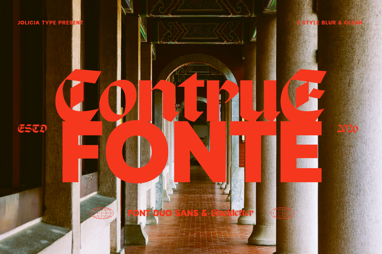 Contrue Fonte | Font Duo