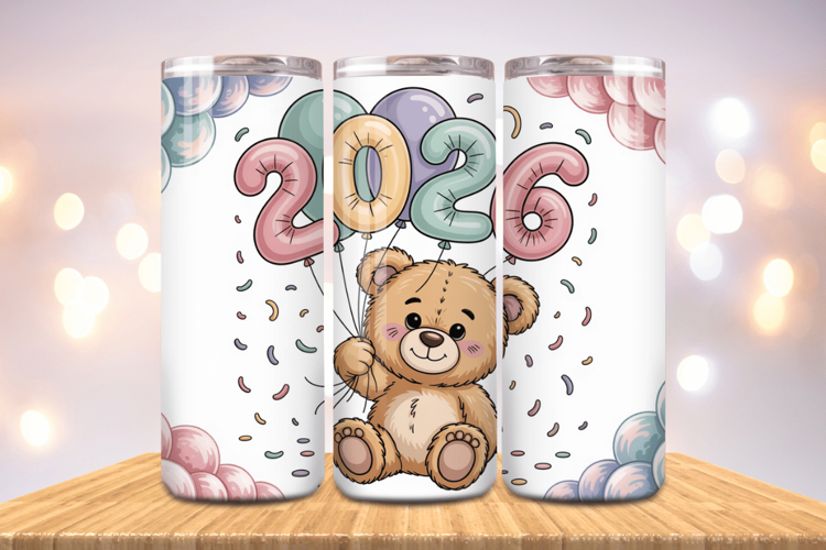 20 Oz Sublimation Tumbler Wrap Image 24