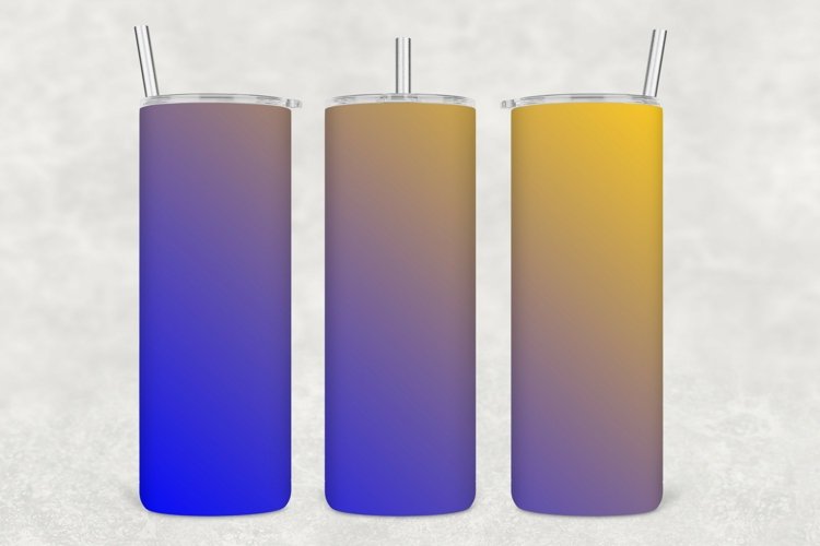 Ombre Gradient Tumbler Wrap Sublimation