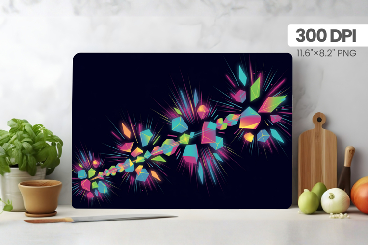 Happy New Year Cutting Board PNG Festive New Years Eve 2026