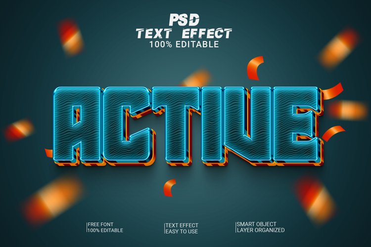 Active 3d text effect (2502857)