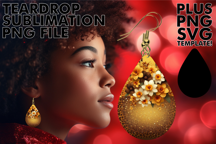 Charming TEARDROP Earrings Design, Leopard Prints