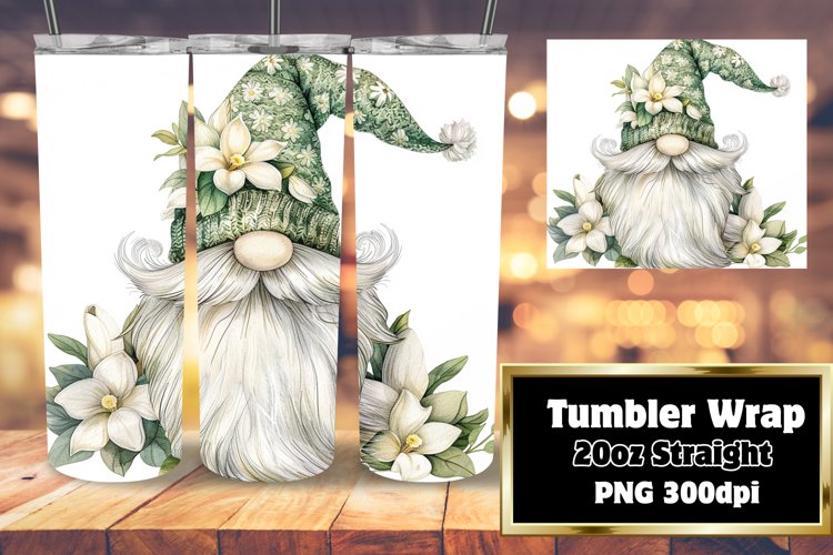 Cheerful Watercolor Gnome Tumbler Assortment