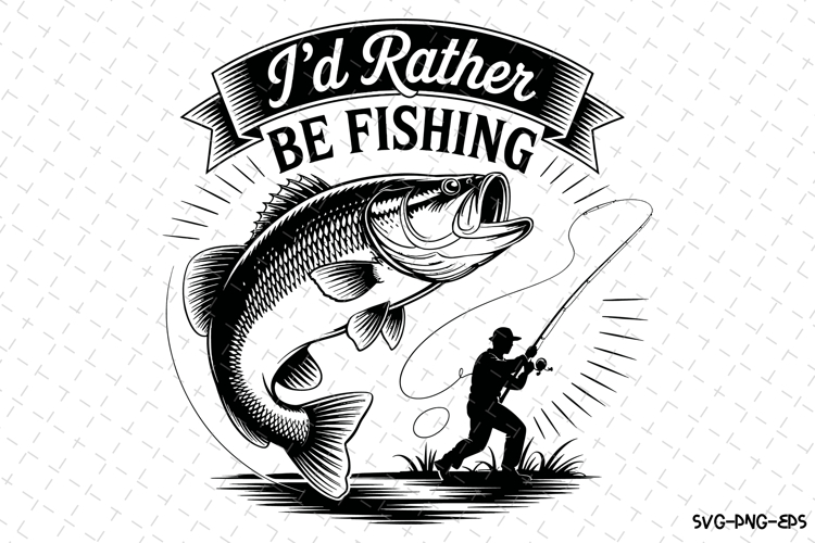 Funny Fishing Svg Image 5