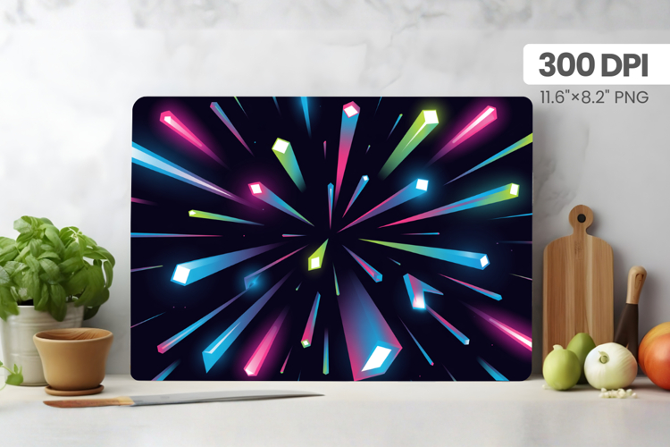 Happy New Year Cutting Board PNG Festive New Years Eve 2026