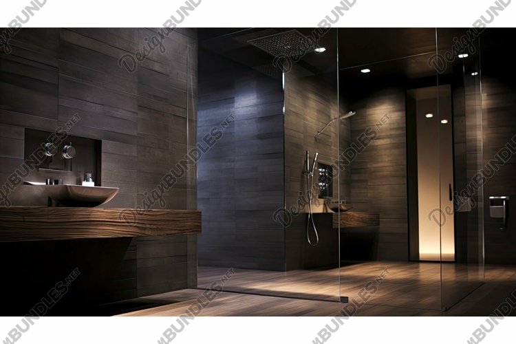 elegant dark stainless steel example image 1