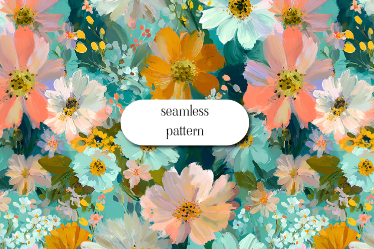 Floral Seamless Pattern Image 15