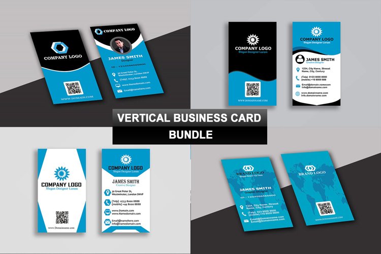 Vertical Business Cards example image 1