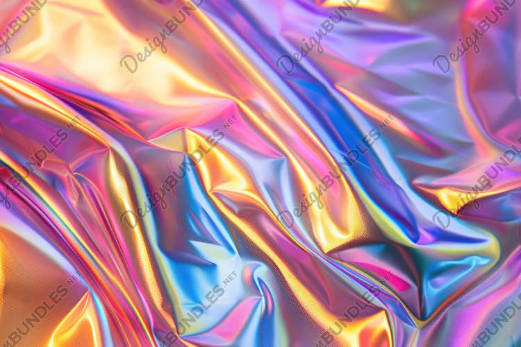Holographic Texture Background Wallpaper