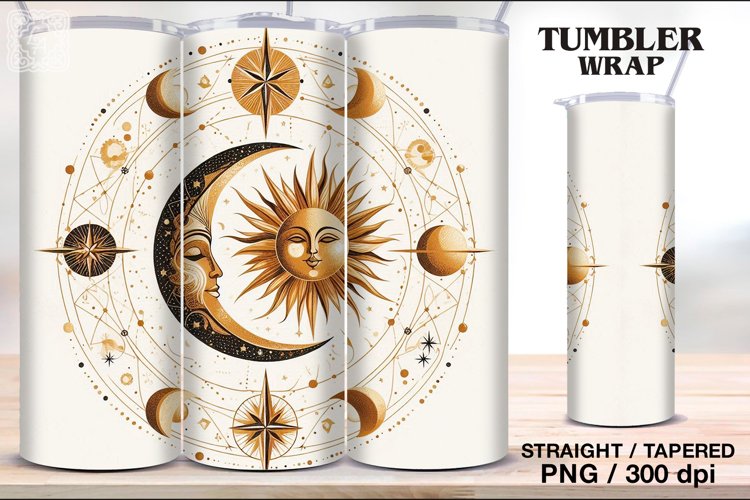 Day&Night Tumbler Sublimation, 20 oz Tumbler Wrap