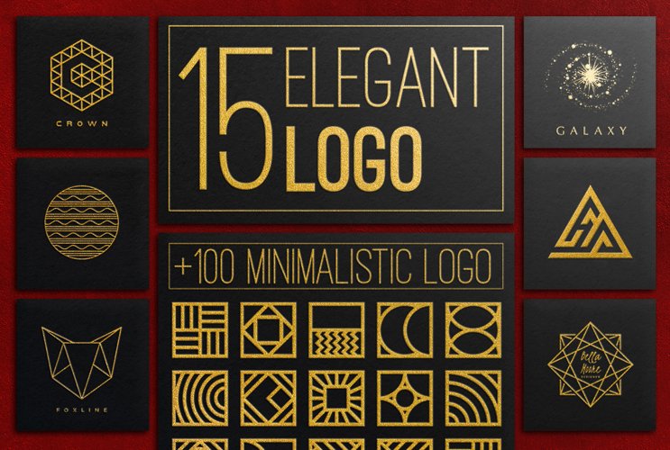 Elegant Logos Bundle example image 1
