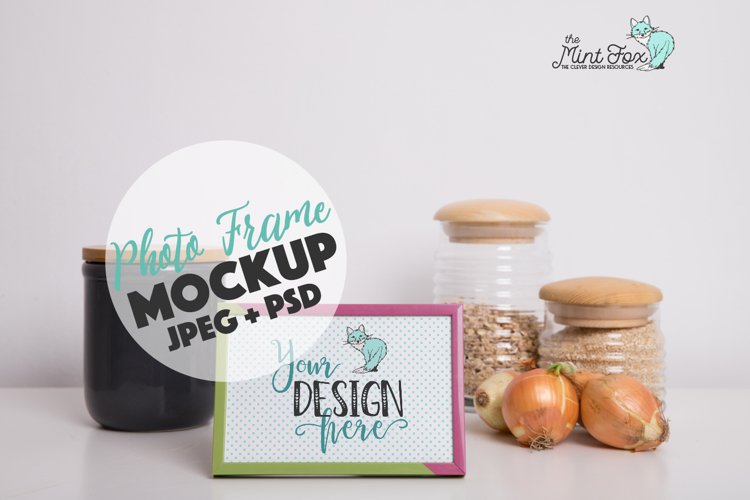 Photo Frame Mockup | PSD & JPG Mockup example image 1