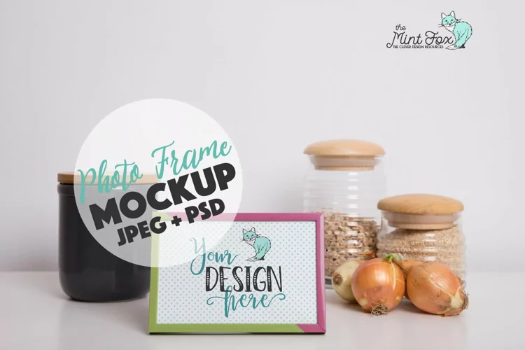 Photo Frame Mockup | PSD & JPG Mockup
