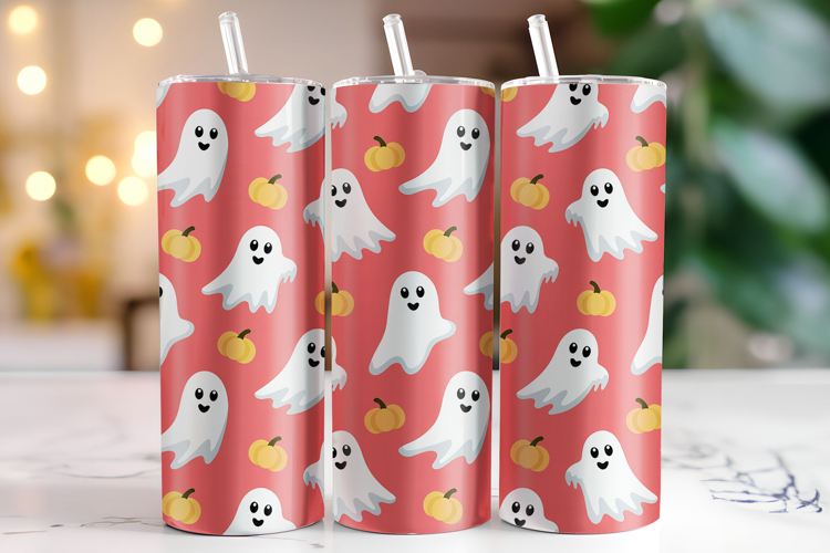 Halloween Boo Tumbler Wrap | Sublimation | Tumblers
