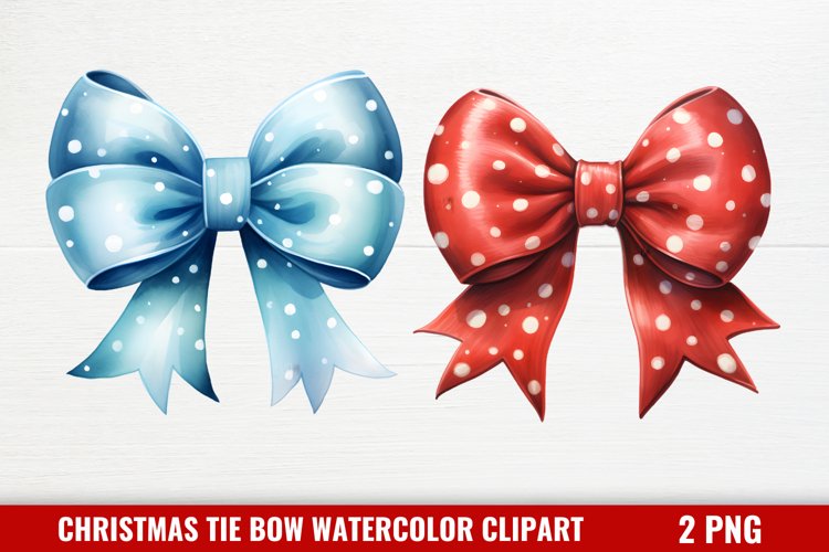 Christmas Bow Clipart Image 10