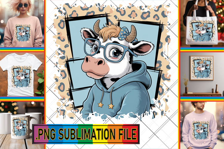 Cow Sublimation Designs Image 15
