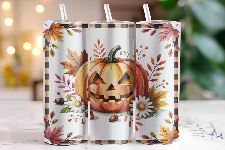 Pumpkin Tumbler Wrap | Sublimation | Tumblers