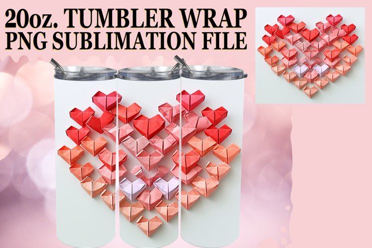 Whimsical Heartfelt Tumbler Decor example image 1