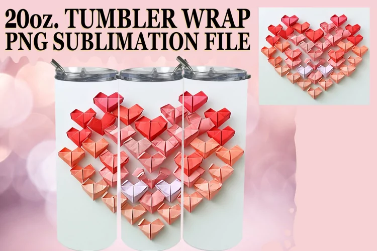 Whimsical Heartfelt Tumbler Decor