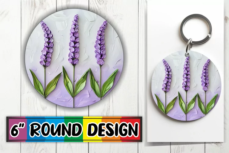 3D Petal Radiance: Circle Design Sublimation