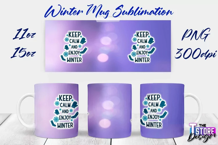 Winter Mug Sublimation | Winter 11 oz |15 oz Mug Sublimation