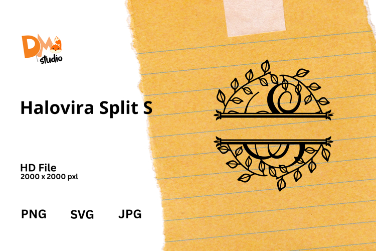 Halovira Split Monogram