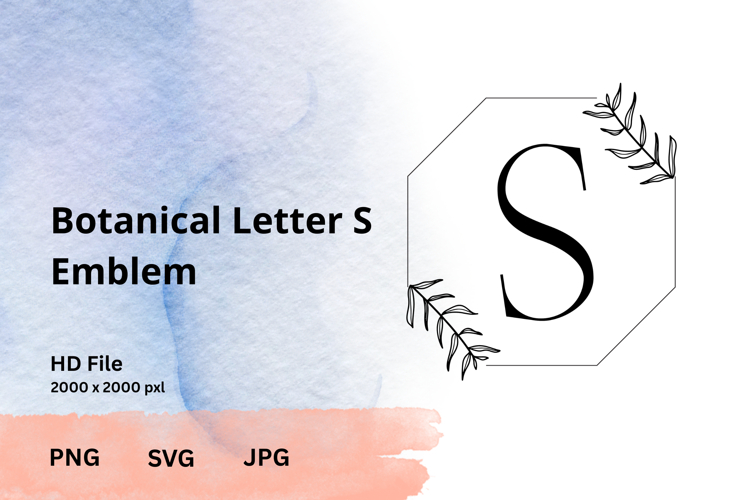 Floral Letter Svg Image 18