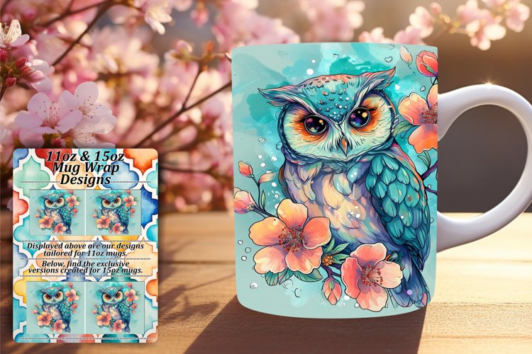 Animal Art Mug Wraps
