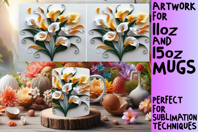 Blossoming Spring 3D Mug Wrap 11oz 15oz