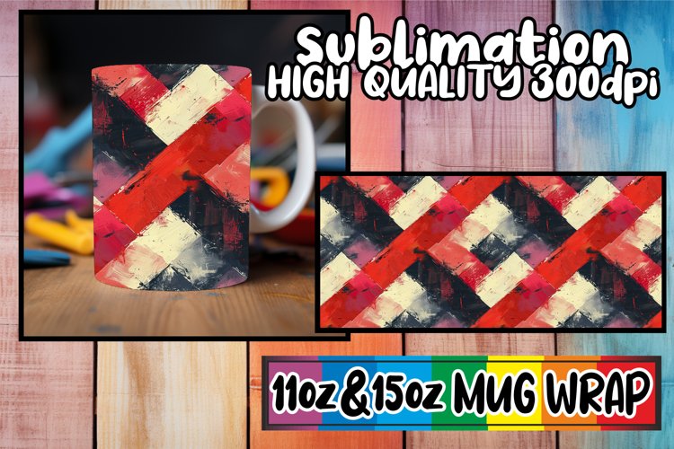 Spring Graffiti Mug Wrap for Sublimation Projects