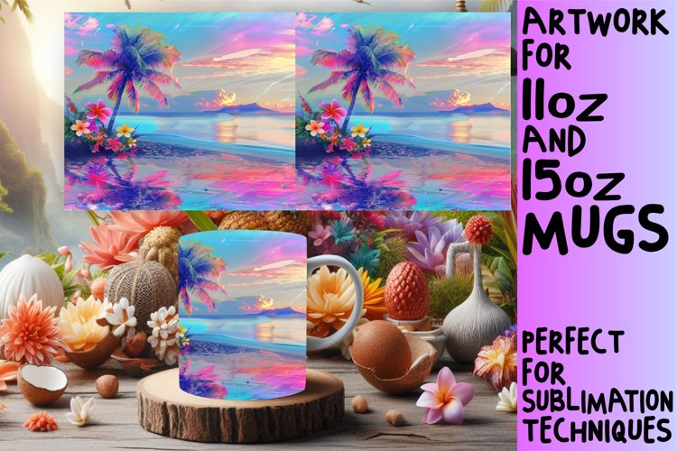 Beach Sublimation Design Image 6