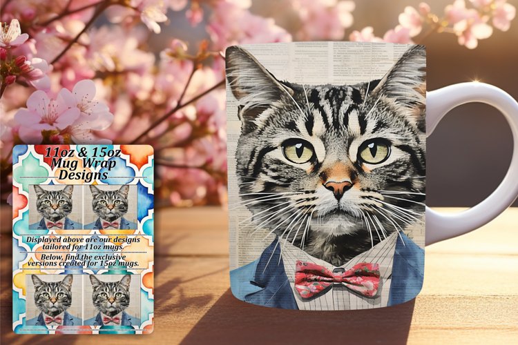Cozy Up with Cat-Inspired Mug Wraps example image 1
