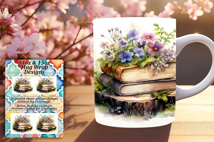 Watercolor Wonders Mug Wrap example image 1