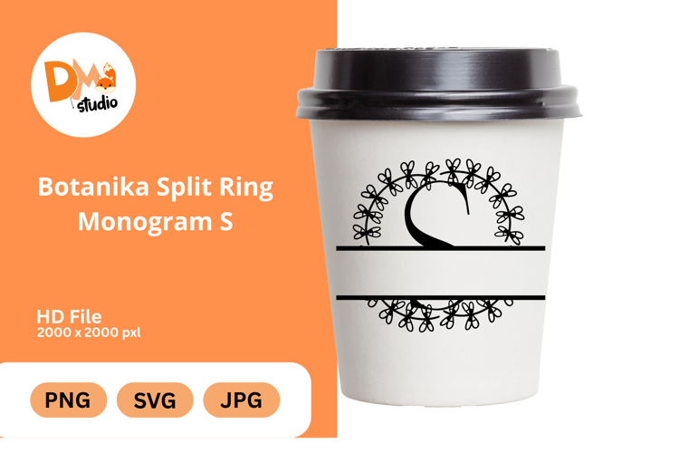 Botanika Split Ring Monogram