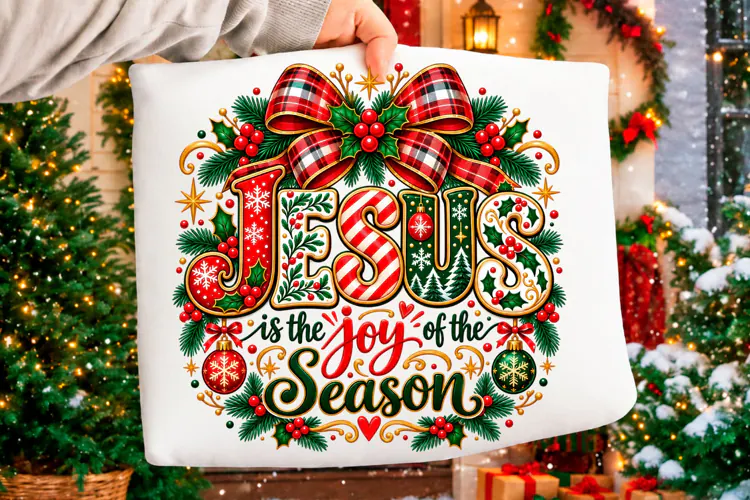 Jesus Is the Joy of the Season Christmas PNG Christmas T-shi