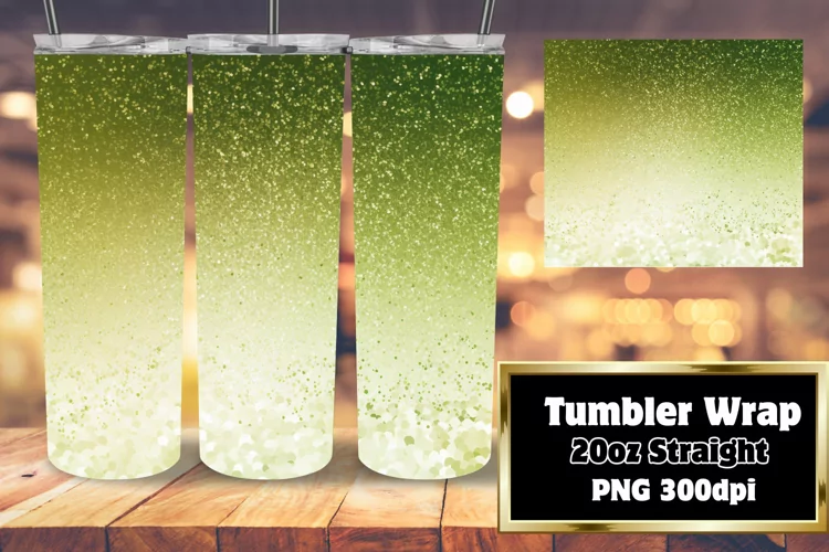 Glitter Fantasy on Tumbler Wrap 20oz