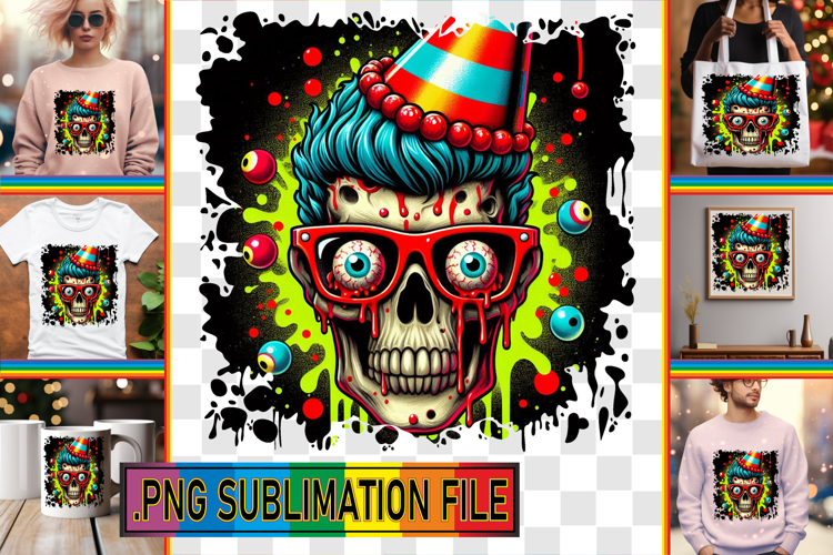 Fun Tote Bag Gift Ideas PNG, Skull