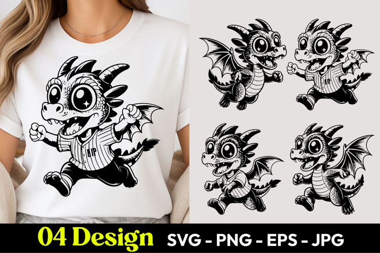 Cute Dragon SVGs