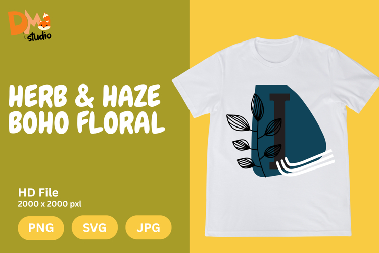 Boho Floral Svg Image 2