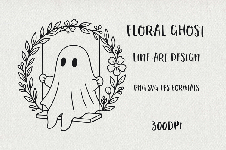 Floral Outline Svg Image 21