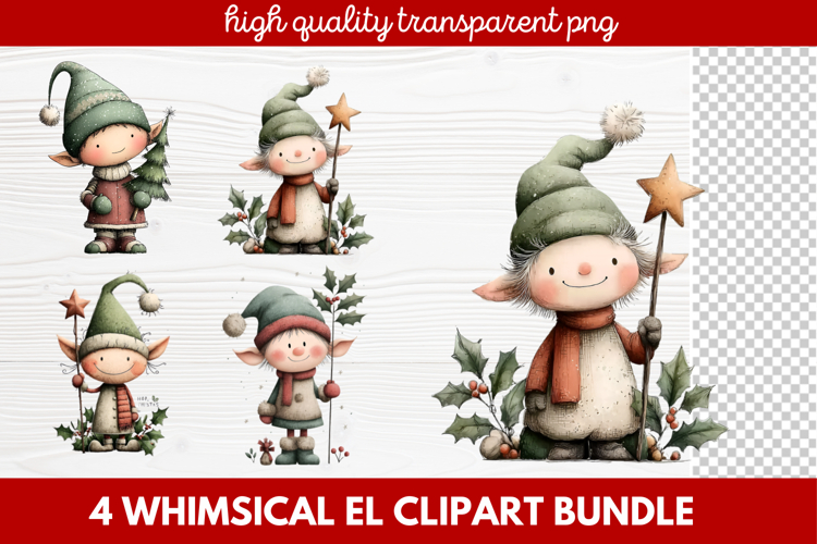 Cute Elf Clipart Image 19