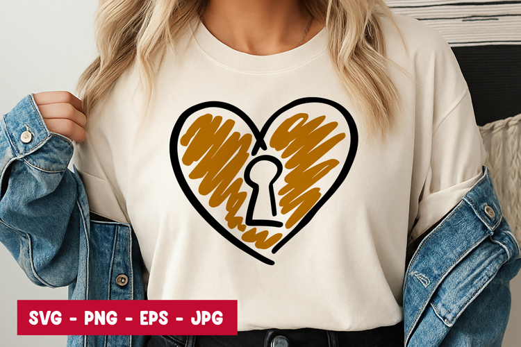 Heart Lock Svg Image 24
