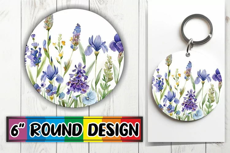 Springtime Bliss - Circle Sublimate Joy Round
