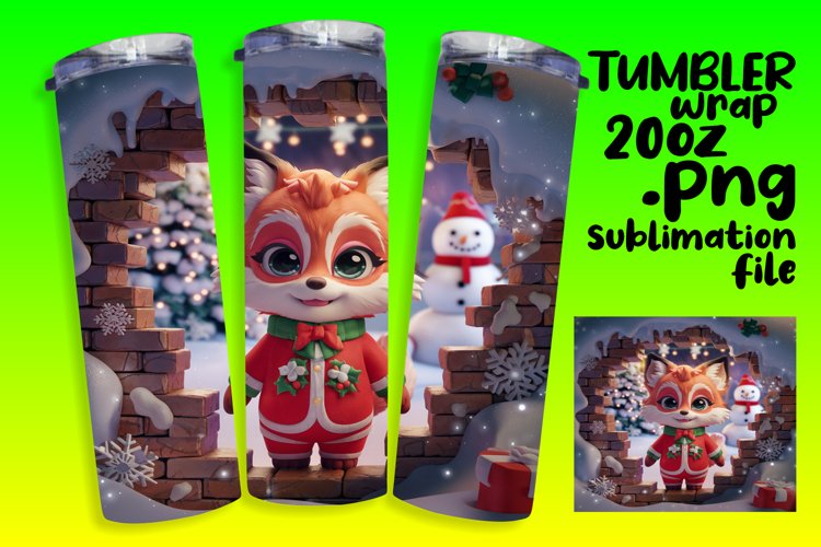 ARTISTIC PNG for 20oz Tumbler , Xmas