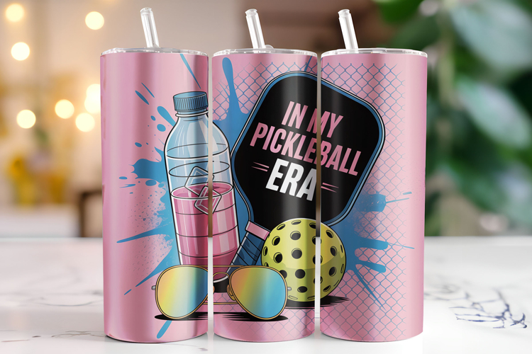In my Pickleball Era Tumbler Wrap | Sublimation | Tumblers