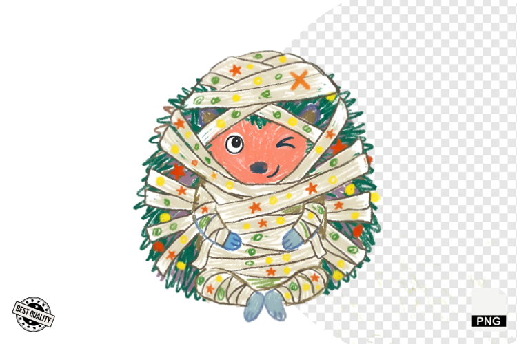 Halloween Hedgehog Clipart