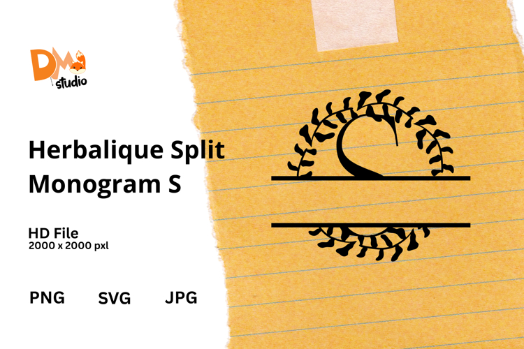 Herbalique Split Monogram